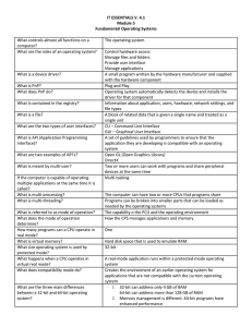 IT ESSENTIALS V. 4.1 Module 5 Fundamental Operating Systems