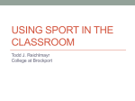 Using Sport in the Classroom