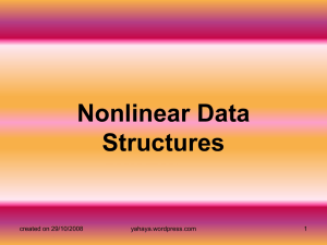 Nonlinear Data Structures