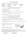 Mechanisms of Evolution Practice Write the term or phrase that best