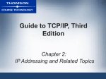 Guide to TCP/IP, Third Edition