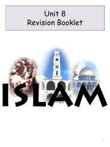 Revision Booklet Islam - ethics