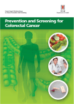 Prevention and Screening for Colorectal Cancer (Booklet)