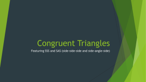 Congruent Triangles