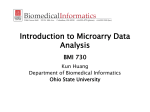 Statistical analysis of DNA microarray data