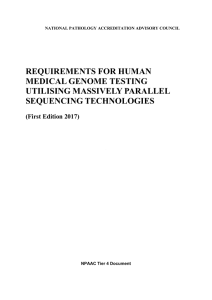 Requirements for Human Medical Genome