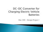 DC-DC Converter for Charging Electric Vehicle