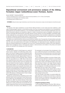 Depositional environment and provenance analyses of the Zöbing