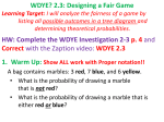 WDYE 2.3 Pondering Possible and Probable