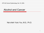 Alcohol and Cancer - UCLA Fielding School of Public Health