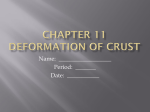 CHAPTER 11 Deformation of Crust