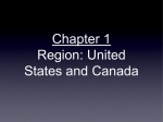Chapter 1 United States and Canada