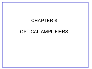 chapter 6 optical amplifiers