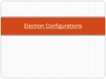 Notes: Electron Configuration