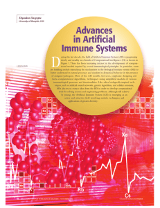Advances in Artificial Immune Systems During