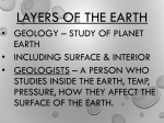 Layers of Earth Notes On-Level