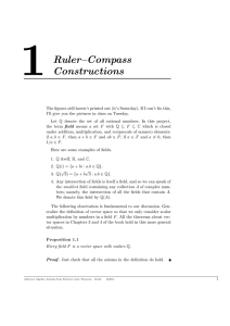 Ruler--Compass Constructions