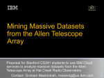 Mining Massive Datasets from the Allen Telescope Array