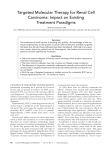 Targeted Molecular Therapy for Renal Cell Carcinoma