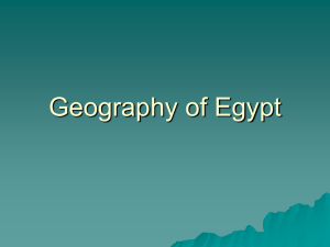 Geography of Egypt - Ms. Clancy`s Social Studies