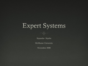 Expert Systems