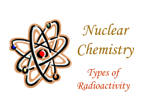 Nuclear Reactions