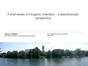 A brief review of inorganic chemistry