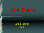 Biomes Powerpoint - Fort Thomas Independent Schools