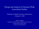 Genetic Association Studies