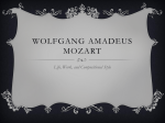 WolfGang Amadeus Mozart