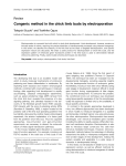 Congenic method in the chick limb buds by electroporation
