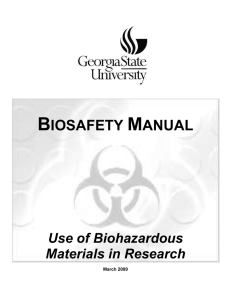 Biosafety Manual - UCLA Office of Environment, Health and Safety