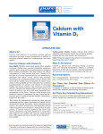 Calcium with Vitamin D3