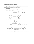 Carboxylic Acid Derivatives and Nitriles