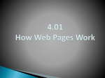 How Web Pages Work - THE MCDONALD MEMO