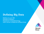 Defining Big Data - Society for Technology in Anesthesia