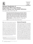 Etiologic Classification of Degenerative Mitral Valve Disease
