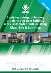 Applying Energy Efficiency Provisions to New Building Work