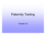 Paternity Testing