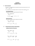 Algebra 2B Notes
