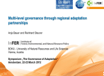 Multi-level governance through regional adaptation
