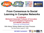 from consensus to social learning - CIS @ UPenn