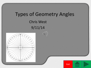 Angles - chris west`s electronic portfolio