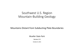 Southwest U.S. Region Mountain