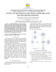 study of difference between forward and backward reasoning