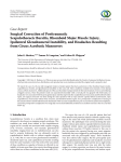 Surgical Correction of Posttraumatic Scapulothoracic Bursitis