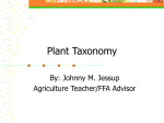 Plant Taxonomy-Naming plants PPT