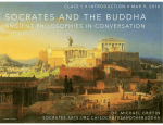 Socrates and the Buddha 1 Introduction