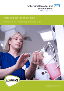 Reducing the risk of infection
