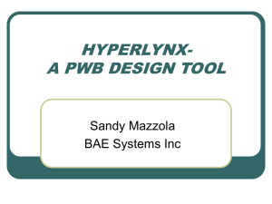 HYPERLYNX A PWB DESIGN TOOL